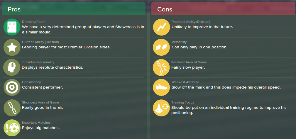Ryan Shawcross, FM15, FM 2015, Football Manager 2015, Scout Report, Pros & Cons