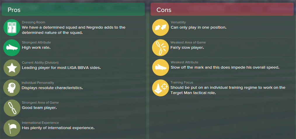 FM15, FM 2015, Football Manager 2015, Scout Report, Pros & Cons